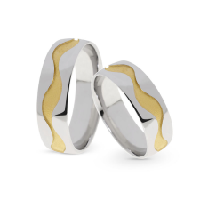  KARIKAGYŰRŰ PÁRBAN 14K ARANY 11 GR gyűrű