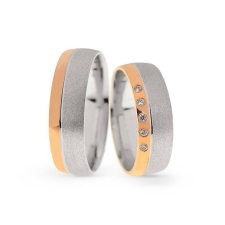  KARIKAGYŰRŰ PÁRBAN 14K ARANY 11 GR, CIRKÓNIA KŐVEL gyűrű