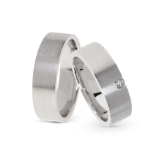  KARIKAGYŰRŰ PÁRBAN 14K ARANY 16,2 GR, CIRKÓNIA KŐVEL gyűrű