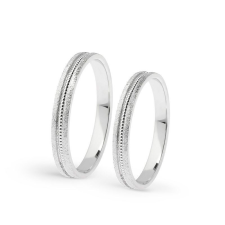  KARIKAGYŰRŰ PÁRBAN 14K ARANY 5,7 GR, CIRKÓNIA KŐVEL gyűrű