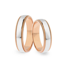  KARIKAGYŰRŰ PÁRBAN 14K ARANY 9 GR gyűrű