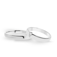  KARIKAGYŰRŰ PÁRBAN SECRET OF CAIRO 14K ARANY GYÉMÁNTOKKAL gyűrű