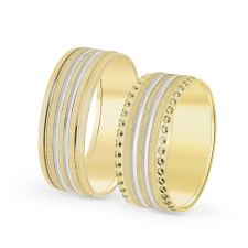  KARIKAGYŰRŰ PÁRBAN THE BIG DREAM 14K ARANY 4.2 GR gyűrű