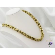  Karl -55 nemesacél királyi nyaklánc -18K nyaklánc