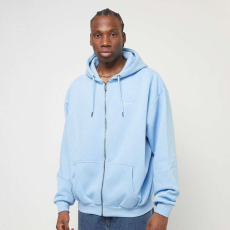  Karl kani chest signature os full zip diner hoodie pulóver férfi világoskék m