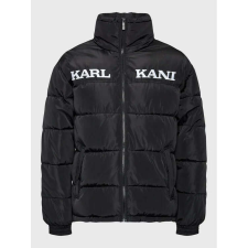 Karl Kani Retro Essential Puffer Jacket téli kabát Férfi Fekete L férfi kabát, dzseki