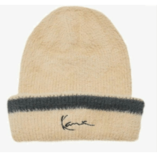  Karl Kani Signature Fluffy téli sapka Unisex Bézs ONE férfi sapka