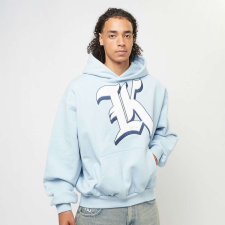 Karl kani small signature os hoodie pulóver férfi kék m férfi pulóver, kardigán