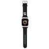  Karl Lagerfeld 3D Gumi Karl Fej szíj Apple Watch 38/40/41mm - fekete