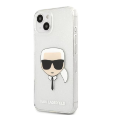 Karl Lagerfeld Apple Iphone 13 Mini Karl ezüst tok (KLHCP13SKHTUGLS) (KLHCP13SKHTUGLS) tok és táska