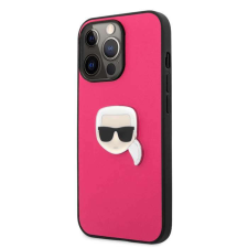 Karl Lagerfeld Apple iPhone 13 Pro KARL LAGERFELD KLHCP13LPKMP Hátlap - Rózsaszín tok és táska