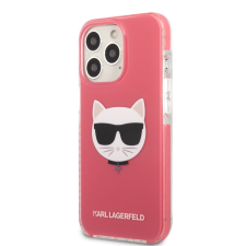 Karl Lagerfeld Apple iPhone 13 Pro Max KARL LAGERFELD KLHCP13XTPECPI TPU Hátlap - Rózsaszín tok és táska