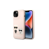 Karl Lagerfeld Apple iPhone 14 Magsafe Tok - Rózsaszín/Mintás (KLHMP14SSSKCI)
