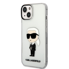 Karl Lagerfeld Apple iPhone 14 Plus KARL LAGERFELD KLHCP14MHNIKTCT TPU Hátlap - Átlátszó tok és táska