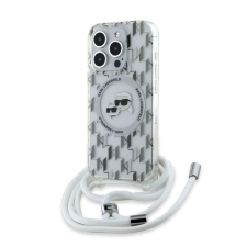 Karl Lagerfeld Apple iPhone 14 Pro KARL LAGERFELD KLHMP14LHCKCKLCT Magsafe IML Hátlap - Átlátszó tok és táska