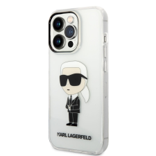 Karl Lagerfeld Apple iPhone 14 Pro Max KARL LAGERFELD KLHCP14XHNIKTCT TPU Hátlap - Átlátszó tok és táska