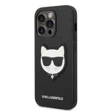 Karl Lagerfeld Apple iPhone 14 Pro Max KARL LAGERFELD KLHCP14XSAPCHK Hátlap - Fekete tok és táska