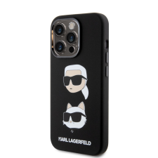 Karl Lagerfeld Apple iPhone 15 Pro Max KARL LAGERFELD KLHCP15XSDHKCNK Liquid Hátlap - Fekete tok és táska