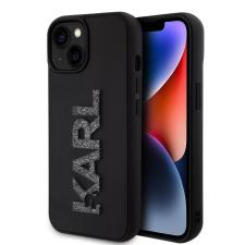 Karl Lagerfeld Apple iPhone 15 tok fekete (KLHCP15S3DMBKCK) (KLHCP15S3DMBKCK) tok és táska