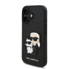 Karl Lagerfeld Apple iPhone 16 KARL LAGERFELD KLHCP16SSANKCPK Hátlap - Fekete