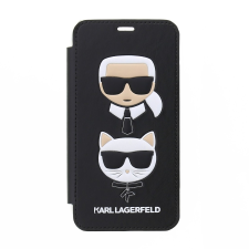 Karl Lagerfeld Apple iPhone X/XS KARL LAGERFELD KLFLBKPXKICKC Könyvtok - Fekete tok és táska
