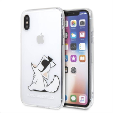 Karl Lagerfeld Apple iPhone X/XS KARL LAGERFELD KLHCPXCFNRC TPU Hátlap - Átlátszó tok és táska