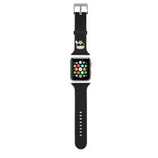 Karl Lagerfeld Apple iWatch Karl Lagerfeld KLAWLSLKK 42/44mm óraszíj - Fekete okosóra kellék