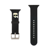 Karl Lagerfeld Apple Watch 38/ 40/ 41 mm Karl Lagerfeld Karl Head óraszíj fekete