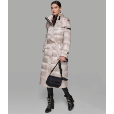  KARL LAGERFELD bézs téli pehelykabát XL női dzseki, kabát