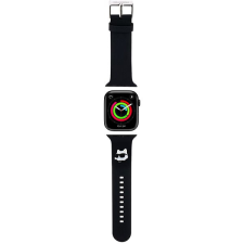 Karl Lagerfeld Choupette Head NFT pro Apple Watch 38/40 Black okosóra kellék