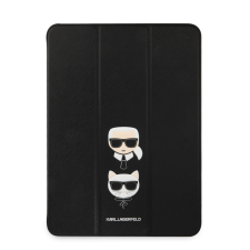 Karl Lagerfeld Choupette Head Saffiano (KLFC12OKCK) iPad Pro (12.9&quot;) 2020 / 2021 fekete könyvtok tablet tok