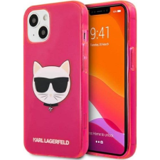 Karl Lagerfeld Choupette Head szilikon hátlap tok Apple iPhone 13 mini, rózsaszín (KLD681PNK) tok és táska