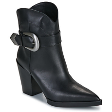 Karl Lagerfeld Csizmák KOWBOY Buckle Mid Boot Fekete 39