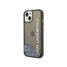 Karl Lagerfeld Eredeti tok iphone 14 Karl Lagerfeld Hardcase folyékony csillogó nyúl fekete tok és táska