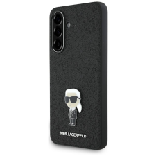Karl Lagerfeld Fixed Glitter Ikonik Metal Pin Samsung Galaxy A56 hátlap tok, fekete tok és táska