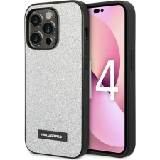 Karl Lagerfeld Glitter Plaque Apple iPhone 14 Pro Max hátlap tok, ezüst (KLD1147) tok és táska