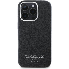 Karl Lagerfeld Grained PU Hotel RSG iPhone 16 Pro Black tok (KLHCP16LPGWCMKHK) tok és táska