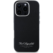 Karl Lagerfeld Grained PU Hotel RSG iPhone 16 Pro Max fekete tok tok és táska