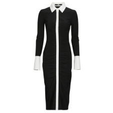 Karl Lagerfeld Hosszú ruhák LSLV POLO DRESS Fekete EU S női ruha