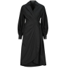 Karl Lagerfeld Hosszú ruhák WRAP SHIRT DRESS Fekete DE 38