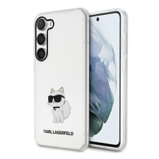 Karl Lagerfeld Ikonik Choupette Samsung Galaxy S23 szilikon tok, átlátszó tok és táska