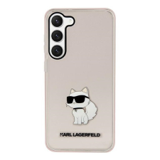 Karl Lagerfeld Ikonik Choupette Samsung Galaxy S23 szilikon tok, rózsaszín tok és táska