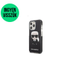 Karl Lagerfeld Ikonik hátlap tok Apple iPhone 13 Pro, fekete