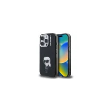 Karl Lagerfeld IML Aquarelle Karl iPhone 15 Pro hátlap tok, fekete tok és táska