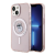 Karl Lagerfeld IML Choupette MagSafe Apple iPhone 15 hátlap tok, rózsaszín