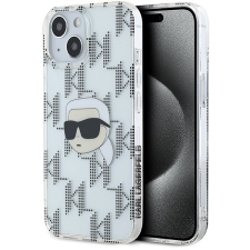 Karl Lagerfeld IML Electroplated Karl Head iPhone 15 átlátszó tok tok és táska