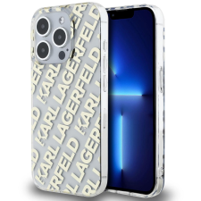 Karl Lagerfeld IML Electroplated Repeated Logo iPhone 15 Pro Gold tok (KLHCP15LHKFOEMD) tok és táska
