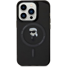 Karl Lagerfeld IML Ikonik iPhone 15 Pro MagSafe fekete tok tok és táska