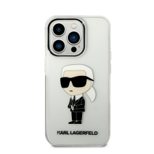Karl Lagerfeld IML Ikonik NFT hátlap tok Apple iPhone 14 Pro, átlátszó tok és táska