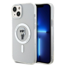 Karl Lagerfeld IML IML ikonikus MagSafe tok iPhone 15 Plus készülékhez - átlátszó tok és táska